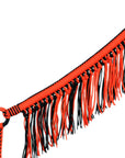 Horse Breast Collar Flat Braided Paracord With Fringes By Hilason
