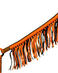 Horse Breast Collar Flat Braided Paracord With Fringes By Hilason