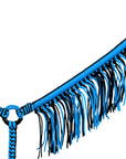Horse Breast Collar Flat Braided Paracord With Fringes By Hilason