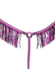 Horse Breast Collar Flat Braided Paracord With Fringes By Hilason