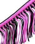 Horse Breast Collar Flat Braided Paracord With Fringes By Hilason
