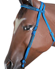 Horse Bridle Headstall Flat Braided Paracord Crystal Hilason
