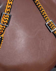 Horse Bridle Headstall Flat Braided Paracord Crystal Hilason