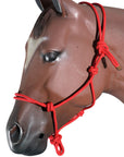 Horse Halter Braided Poly Rope Western Tack By Hilason