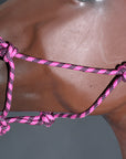 Horse Halter Braided Poly Rope Western Tack By Hilason