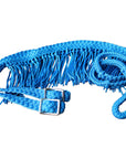 1" X 8Ft Hilason Braided Poly Barrel Horse Racing Reins Flat Grip Knots
