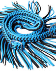 1" X 8Ft Hilason Braided Poly Barrel Horse Racing Reins Flat Grip Knots