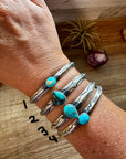 Turquoise Cuff Bracelet – Sterling Silver