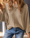 Maria Exposed Seam Dolman Top