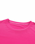 Plain Crew Neck Tee