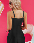 Amaia Side Tied Adjustable Straps A-line One Piece Swim Dress