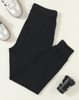 River Drawstring Waist Pocketed Leggings