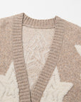 Clare Sherpa Star Cardigan