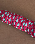 HILASON Horse Roping Lead Rope Riding Poly 1/4 In X 8 Ft Purple-Turquoise