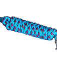 HILASON Horse Roping Lead Rope Riding Poly 1/4 In X 8 Ft Purple-Turquoise