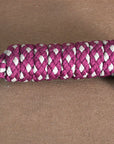 Horse Riding Poly Horse Roping Lead Rope Fuchsia 1/4X 8 Ft Snaps Hilason