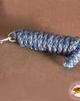 Horse Riding Poly Horse Roping Lead Rope Fuchsia 1/4X 8 Ft Snaps Hilason