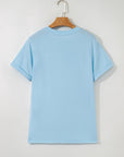 Plain Crew Neck Tee