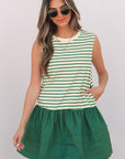 Dorothy Woven Ruffled Sleeveless Mini Dress