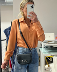 The Shea Staple Top in Mango