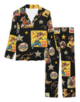 Vintage Cowgirl Collage Western Pajama Set