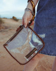 The Sunflower Fields Clear Bag, a Haute Southern Hyde by Beth Marie Exclusive