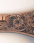 34 In Hilason Western Right Hand Gun Holster Rig 38 Cal Leather Cowboy