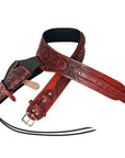 Hilason Western Right Hand Gun Holster Rig 38 Caliber Leather Cowboy