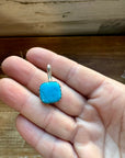 Smaller Pendant -Kingman Turquoise & Sterling Silver