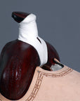Western Horse Saddle American Leather Ranch Roping Trail Hilason Mahogany