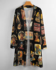Vintage Cowboy Collage Western Lightweight Cardigan