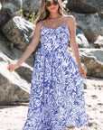 Coraline Floral Spaghetti Strap Maxi Dress