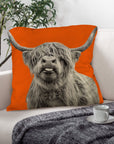 Silly HIghland Throw Pillow Case Made in America