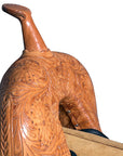 Western Classic Treeless Trail Barrel American Leather Saddle Hilason
