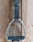 Hilason All English Saddle Leather Stirrup Black With Pair
