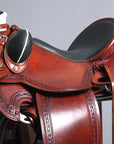 Western Horse Wade Saddle American Leather Ranch Roping Mahogany