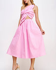 Knotted Bow Dress in color options