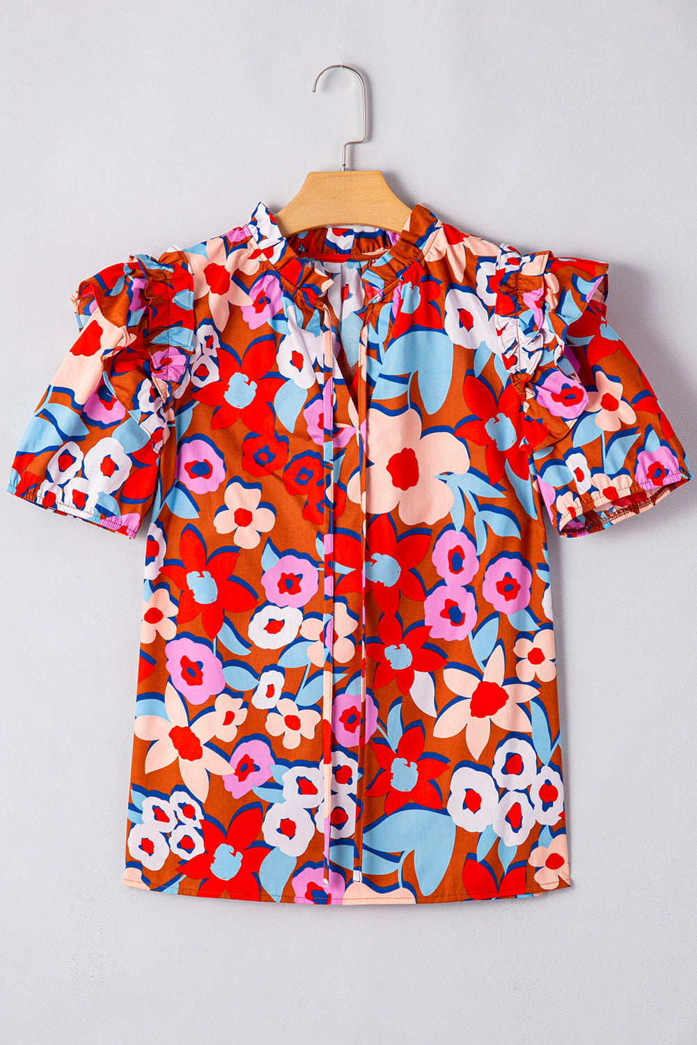 Lyric Flower Self Tie Blouse