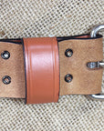 Hilason Tack Horse Skirting Leather Single Ply Flank Body Cinch Girth