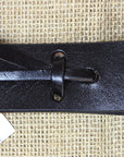 Hilason Western Horse Tack Black Leather Tie Strap