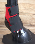 U-Red Hilason Western Horse Tack Leg Protection Deluxe Skid Boots Red