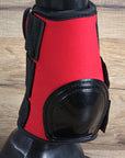 U-Red Hilason Western Horse Tack Leg Protection Deluxe Skid Boots Red