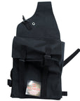 9"X4.5"X12" Hilason Western 600D Nylon Horse Saddle Bag Black