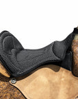 Hilason Anti Slip Cushion Grip Saddle Seat Cover With Cushion Black
