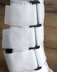 Large Hilason 4 In 1 Horse Leg Combo Sport Boots White Pair