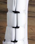Large Hilason 4 In 1 Horse Leg Combo Sport Boots White Pair