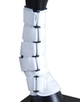 Large Hilason 4 In 1 Horse Leg Combo Sport Boots White Pair