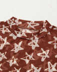 Star Mesh Long Sleeve Top
