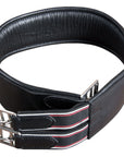 Hilason Padded Leather Horse English Saddle Girth Cinch Roller Buckles