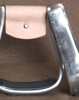 Hilason Aluminum Western Horse Saddle Stirrups Foot Grip